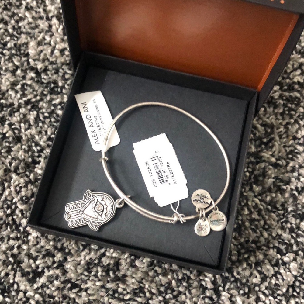 Alex and Ani sterling silver bracelet